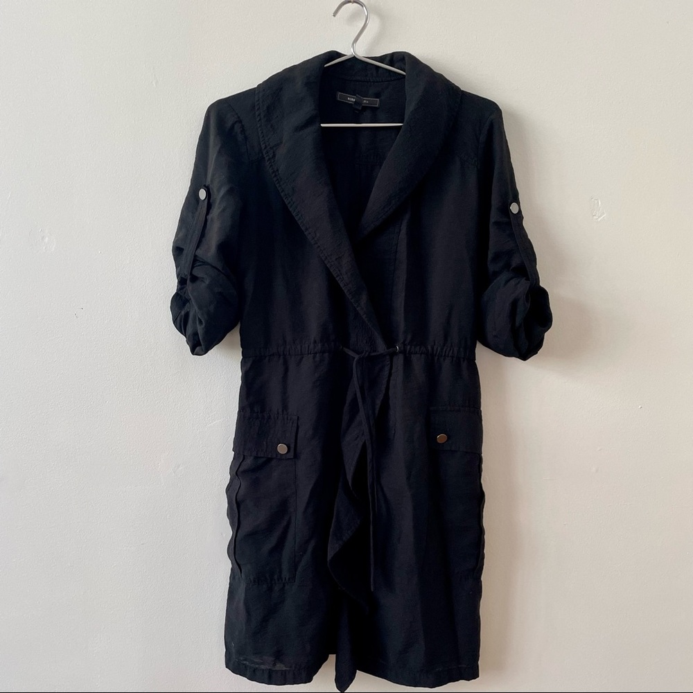 Black shirt button dress BCBGMAXAZRIA